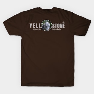 I Hiked to Union Falls, Yellowstone National Park - dark T-Shirt